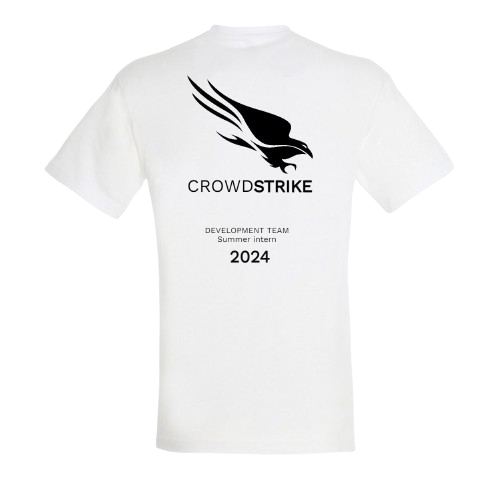 Crowdstrike Internship T-shirt white