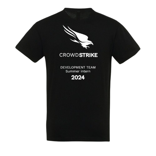 Crowdstrike Internship T-shirt black